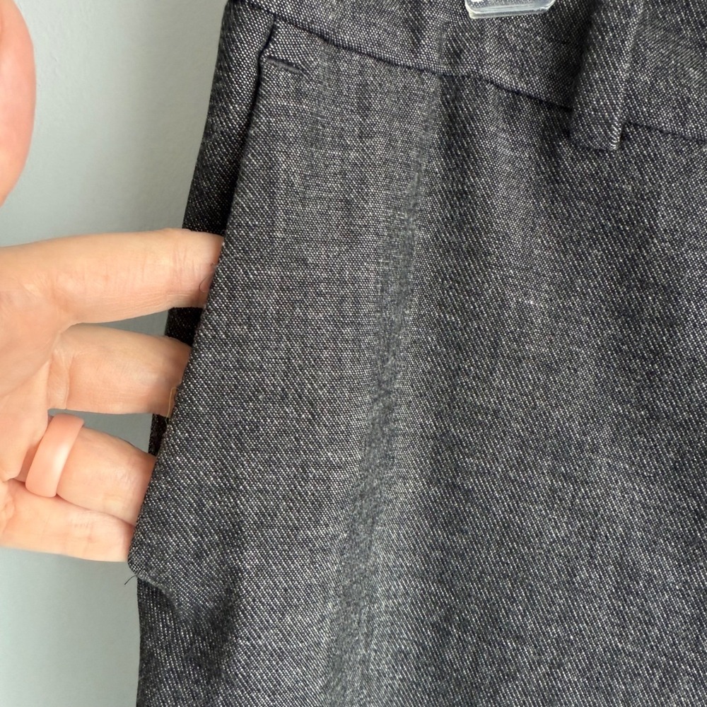 ANN TAYLOR Factory Charcoal Gray Ladies Career Trousers, 10 - Picture 4 of 7